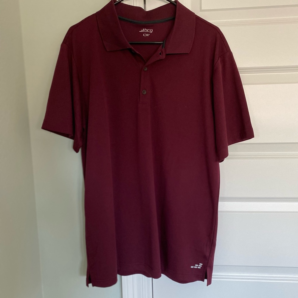 🎉🎉4 for $20🎉🎉 maroon polo shirt